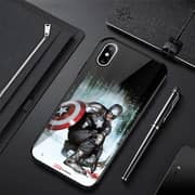 Marvel Captain America Superhero Landing iPhone XS Cover