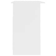 Vidaxl Desk With Drawers White 110x50x76 Cm Engineered Wood Vidaxl Desk With Drawers White 110x50x76 Cm Engineered Wood
