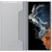 Samsung LED View Cover Light Gray Galaxy S22 Ultra