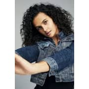 Cotton On Girlfriend Denim Jacket Blue Size 8