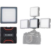 Yc Onion Brownie Rgb Full-color Led Camera Video Light With 3 Cold Shoe Mounts, High-brightness Lamp Beads, 360° Full-color Led Video Light, Suitable For Nikon Sony Canon Dslr Cameras (black Rgb) Yc Onion Brownie Rgb Full-color Led Camera Video Light With 3 Cold Shoe Mounts, High-brightness Lamp Beads, 360° Full-color Led Video Light, Suitable For Nikon Sony Canon Dslr Cameras (black Rgb)