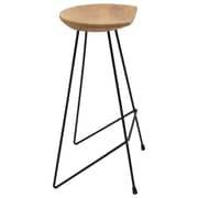 vidaXL Bar Stools 2 pcs Solid Teak Wood vidaXL Bar Stools 2 pcs Solid Teak Wood
