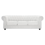 Ingles Sofa Sets Three Seater Sofa in White Color