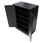 Vice 2 Door Shoe Cabinet Medium Size Dark Oak Vice 2 Door Shoe Cabinet Medium Size Dark Oak