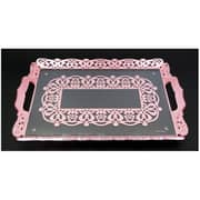 Home Style Deluxe Laser Cutting Serving Tray Rose Gold Home Style Deluxe Laser Cutting Serving Tray Rose Gold