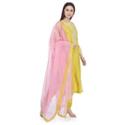 BIBA Mustard Straight Kurta Set Size 36