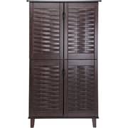 Galaxy Design 4 Door Wooden Shoe Rack & Organizer Dark Brown Colour Size L X W X H 80 x 40 x 130 cm Model - GDF-1518. Galaxy Design 4 Door Wooden Shoe Rack & Organizer Dark Brown Colour Size L X W X H 80 x 40 x 130 cm Model - GDF-1518.