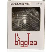 Biggtea Strainer Infuser Herbal Tea Holder 500 Ml Heat Res Transparent Black