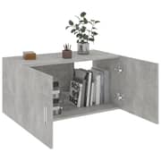 vidaXL Wall Mounted Cabinet Concrete Grey 80x39x40 cm Engineered Wood vidaXL Wall Mounted Cabinet Concrete Grey 80x39x40 cm Engineered Wood