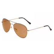 Kenneth Cole Shiny Gold / Brown Metal Men's Sunglasses Kenneth Cole Shiny Gold / Brown Metal Men's Sunglasses