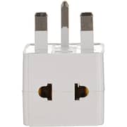 Narken Multi Function Adapter 1-3 Way Uk Plug To Uk 3 Square Pin+europe Type C Plug 2 Round Pin/us Type A Plug 2 Pin Converter Socket, With Fuse And Indicate Light Max13a, 250v 1 Unit
