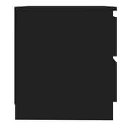 vidaXL Bed Cabinet Black 50x39x43.5 cm Engineered Wood vidaXL Bed Cabinet Black 50x39x43.5 cm Engineered Wood