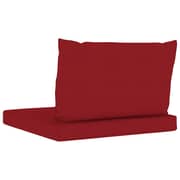 Vidaxl Pallet Sofa Cushions 2 Pcs Wine Red Fabric Vidaxl Pallet Sofa Cushions 2 Pcs Wine Red Fabric