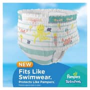 Pampers splashers swimming pants size 4-5 9-15 kg carry pack 11 count Pampers splashers swimming pants size 4-5 9-15 kg carry pack 11 count