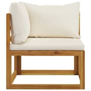 Vidaxl 5 Piece Garden Lounge Set With Cushions Solid Acacia Wood Vidaxl 5 Piece Garden Lounge Set With Cushions Solid Acacia Wood