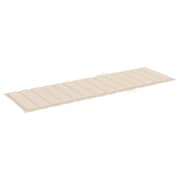 vidaXL Sun Lounger Cushion Cream 200x60x3 cm Fabric vidaXL Sun Lounger Cushion Cream 200x60x3 cm Fabric