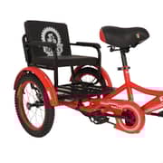 Rally Tricycle 12 Inch with Rear Seat For Kids (Red) 100% Assembled Rally Tricycle 12 Inch with Rear Seat For Kids (Red) 100% Assembled