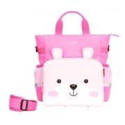 Nohoo Jungle Tote Bag - Sapiential Bear Pink