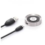 MyKronoz ZeTime Regular Original Brushed Silver/Black Silicone Flat