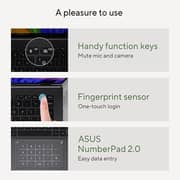 ASUS ZenBook 14 OLED (2022) Laptop - AMD Ryzen 5-5625U / 14inch 2.8K OLED / 8GB RAM / 512GB SSD / Shared AMD Radeon Graphics / Windows 11 Home / English & Arabic Keyboard / Jade Black / Middle East Version - [UM3402YA-OLED0R5W]