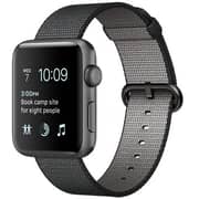Apple Watch Series 2 - 42mm Space Grey Aluminium Case with Black Woven Nylon