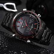 Naviforce Mens Sport Military Watches Luxury Multifunction Business Stainless Steel Quartz Watch For Men