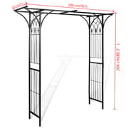 Vidaxl Garden Arch 200x52x204 Cm