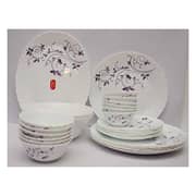 La Opala Dazzle Purple Classique Dinner Set 44pcs