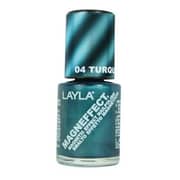 Layla Magneffect Nail Polish Turquoise Wave 004