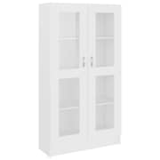 Vidaxl Vitrine Cabinet White 82.5x30.5x150 Cm Engineered Wood Vidaxl Vitrine Cabinet White 82.5x30.5x150 Cm Engineered Wood