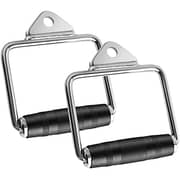 ULTIMAX 2Pcs D-Rubber Handle Cable Machine Attachment Exercise Handle Pull Down Rowing Handle Weightlifting Accessory for Gym Home Cable Attachment, Non Slip and Durable Handle ULTIMAX 2Pcs D-Rubber Handle Cable Machine Attachment Exercise Handle Pull Down Rowing Handle Weightlifting Accessory for Gym Home Cable Attachment, Non Slip and Durable Handle