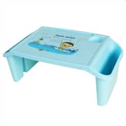 Lavish Study Table Plastic Children Small Study Table With Storage For Kid Adult Home Bedroom Furniture Portable-blue Color 1 Unit