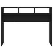vidaXL Console Table Black 105x30x80 cm Engineered Wood