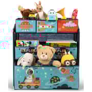 Little Explorer Multi-Bin Toy Organizer With Storage Bins Blue