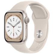 Apple Watch Series 8 41mm Starlight Aluminium Case With M/L Starlight Sport Band Apple Watch Series 8 41mm Starlight Aluminium Case With M/L Starlight Sport Band
