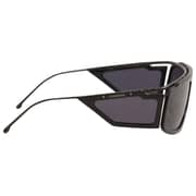 Carrera Facer 8072k Rectangle Black Fullrim Sunglasses For Unisex (black Lens)