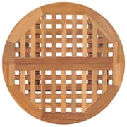 vidaXL Folding Garden Table 50x50x50 cm Solid Teak Wood