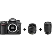 Nikon D7100 DSLR Camera Body Black + 18-55mm NVR Lens + 70-300mm NVR Lens