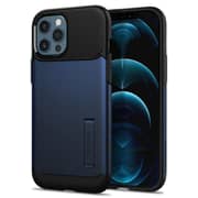 Spigen Slim Armor designed for iPhone 12 Pro MAX case cover - Navy Blue Spigen Slim Armor designed for iPhone 12 Pro MAX case cover - Navy Blue