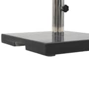 Vidaxl Parasol Base Granite 20 Kg Square Black