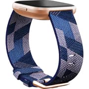 Fitbit Versa 2 Special Edition Smartwatch Navy & Pink Woven / Copper Rose Aluminium Fitbit Versa 2 Special Edition Smartwatch Navy & Pink Woven / Copper Rose Aluminium