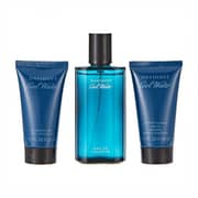 Davidoff Cool Water EDT 75ml+50ml Shower Gel+50ml After Shaving Balm Gift Set Men