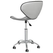 vidaXL Swivel Dining Chairs 4 pcs White Faux Leather vidaXL Swivel Dining Chairs 4 pcs White Faux Leather