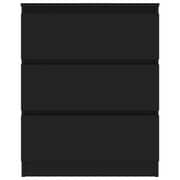 Vidaxl Sideboard Black 60x35x76 Cm Engineered Wood Vidaxl Sideboard Black 60x35x76 Cm Engineered Wood