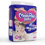 Mamypoko Diaper Pants Extra Absorb, Size Medium, 4-8 Kg (56 Counts)