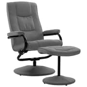 Vidaxl Recliner Chair With Footrest Light Grey Fabric Vidaxl Recliner Chair With Footrest Light Grey Fabric