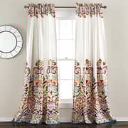 Lush Decor Clara Curtains Paisley Damask Print Bohemian Style Room Darkening Window Panel Set For Living, Dining, Bedroom (Pair), 84 Lush Decor Clara Curtains Paisley Damask Print Bohemian Style Room Darkening Window Panel Set For Living, Dining, Bedroom (Pair), 84