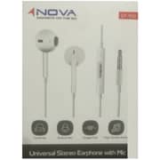 Nova EP900 Wired In Ear Stereo Headset White