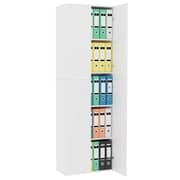 vidaXL Office Cabinet White 60x32x190 cm Engineered Wood vidaXL Office Cabinet White 60x32x190 cm Engineered Wood