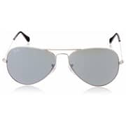 RayBan RB3025-W3277-58 Aviator Silver Unisex Sunglasses